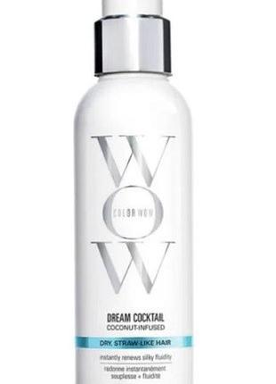 Тонік для волосся розгладжування та блиск color wow coconut cocktail bionic tonic, 200 мл
