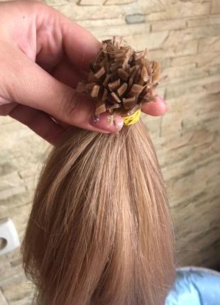 Волосся для нарощеня,мікро капсула,б.у,натуральна словянка.2 фото