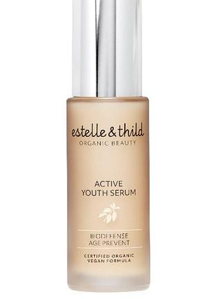Сыворотка для лица estelle & thild biodefense active youth serum, 30 мл