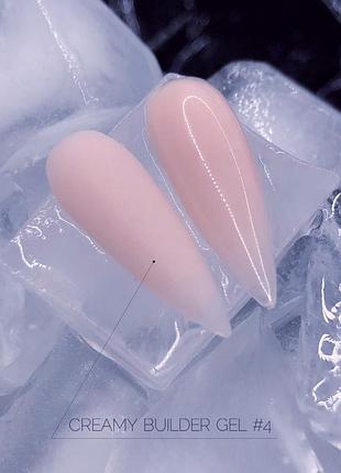 Гель для наращивания crooz creamy builder gel №04, 15 мл