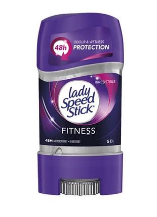 Дезодорант гелевый "фитнес" lady speed stick gel fitness, 65 г