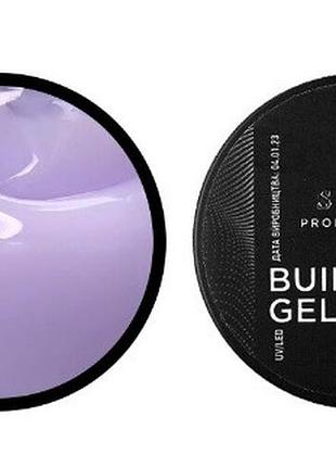 Гель для наращивания saga builder gel veil 16 (молочный с сиреневым подтоном), 15 мл
