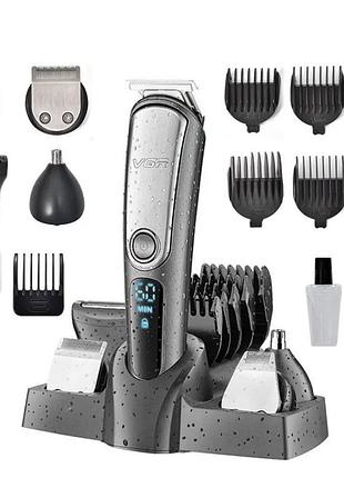 Машинка для стрижки волос 5в1 vgr v-105, 5w