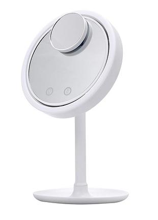 Дзеркало для макіяжу з підсвіткою та вентилятором beauty breeze mirror