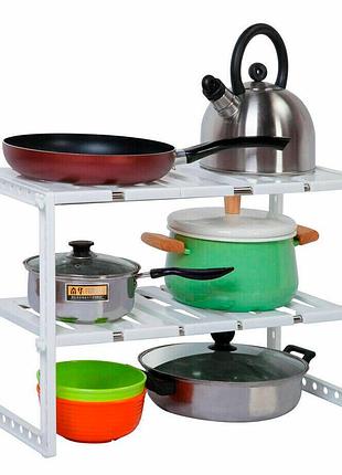 Регульована кухонна полиця, 38-70 см, kitchen rack