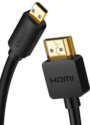 Кабель мультимедийный micro-hdmi to hdmi (1,5 м)