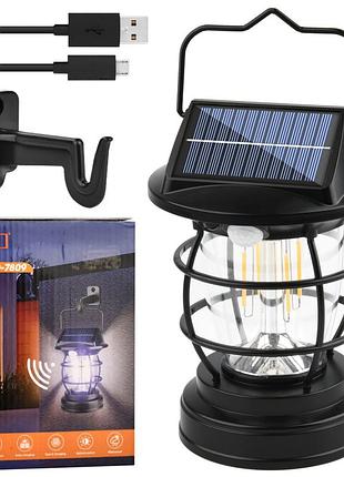 Акумуляторний ліхтар на сонячній батареї з датчиком руху та usb, ah-2510