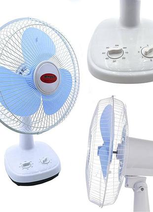Настільний вентилятор 80w, 2 швидкості, wx 1203