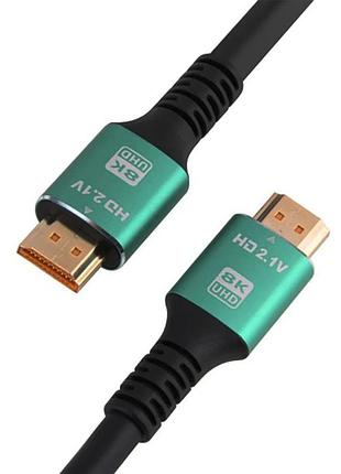 Кабель hdmi-hdmi 3м, версія 2.1, підтримка 8k, 48 гбіт
