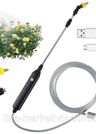 Акумуляторний обприскувач (3м) + 2 насадки, з usb