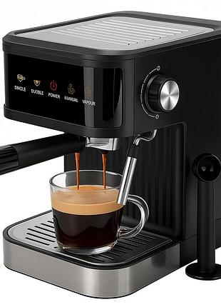 Кофеварка с капучинатором, 850вт, 1,8л, от сети, sk-04025