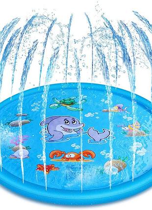 Игровой водный коврик для детей, 100см
