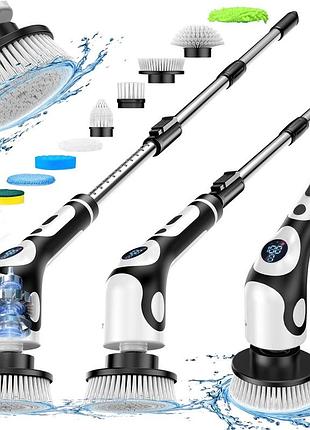 Аккумуляторная щетка для уборки + 9 насадок cleaning brush