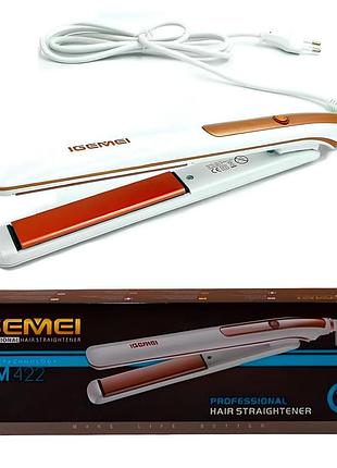 Плойка с керамическим покрытием 50вт, от сети, gm-422