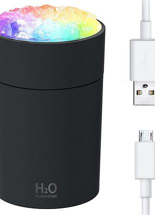 Зволожувач повітря з підсвічуванням 220мл, від usb, h2o