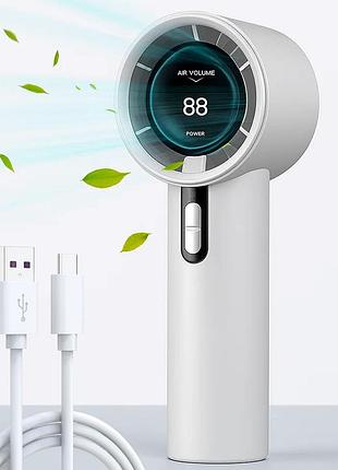 Портативний вентилятор акумуляторний 3 швидкості, з usb