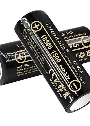 Аккумулятор 18500 на 1500mah, liitokala lii-18a, 1шт