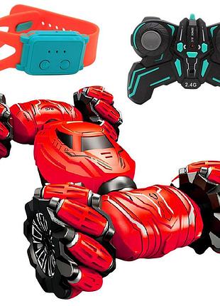 Машинка перевертыш на радиоуправлении car toys 986-14, красный