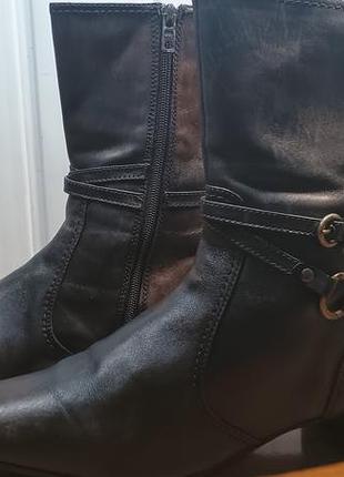 Ботинки 40р кожаные