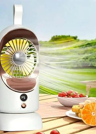 Портативний usb вентилятор 5в (29×11×11см), f-5 / настільний вентилятор / міні вентилятор