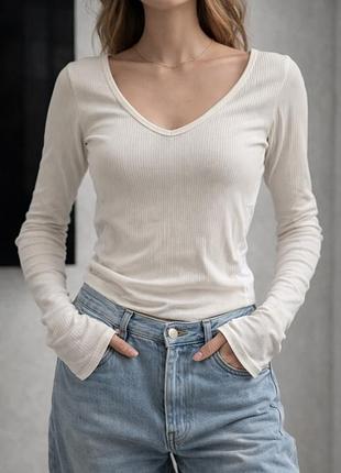 Лонгслів puma в рубчик