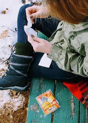 Химические грелки для ног aptonia хранят тепло в течение 6 часов