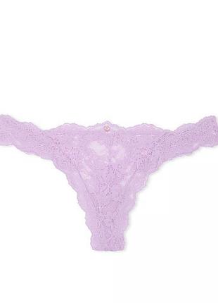 Кружевные трусики стринги от victoria’s secret