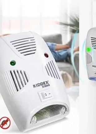 Ультразвуковой отпугиватель мышей насекомых pest repelling aid riddex, электромагнитный отпугиватель грызунов