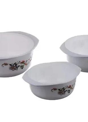 Набор кастрюль a - plus – 1864 (термостекло)