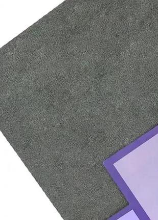 Темно-серая простынь махровая на резинке с наволочками anisa (220х240+30 см)