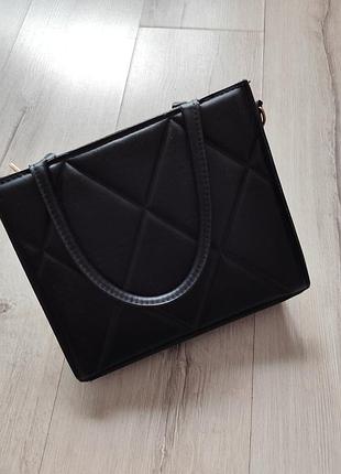 Черная классическая сумка