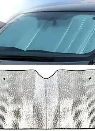 Солнцезащитная шторка на лобовое стекло 140*70 см