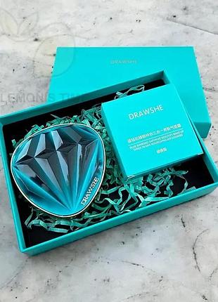 Кушон для лица, увлажняющая тональная основа / крем-кушон для ухода за кожей drawshe blue diamond