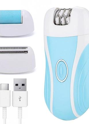 Жіночий епілятор 3в1, від usb, boxili