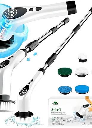 Щетка электрическая 8 насадок,360 градусов cleaning brush and 1-33