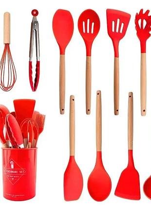 Набір кухонного приладдя силіконовий rainberg rb-2239 (12 предметів)