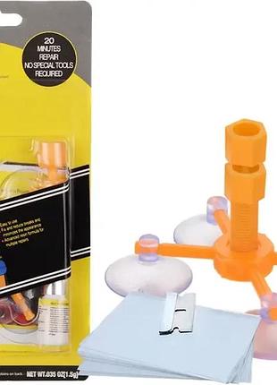 Набір для ремонту вітрового скла versachem windshield repair kit комплект для лобового скла авто