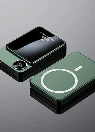 Power bank беспроводной xiyt y211 / быстрая зарядка / magsafe / magnetic / 22.5w + 15w / 10000 mah