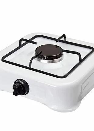 Настольная газовая плита на 1 конфорку starlux sgs 6001 (белая)