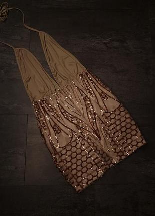 Сукня золото каміння стрази