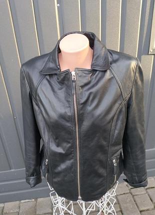 Женская бу кожаная куртка