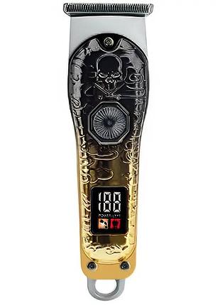 Беспроводная машинка для стрижки волос с дисплеем chao lai cl-270 триммер для лица машинка для стрижки