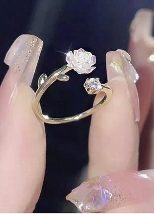 Винтажное кольцо с розой