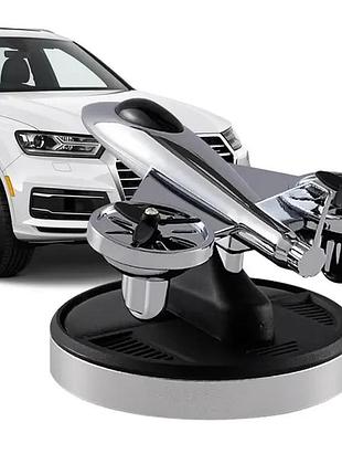 Ароматизатор на солнечных батареях в машину самолет истребитель с турбинами