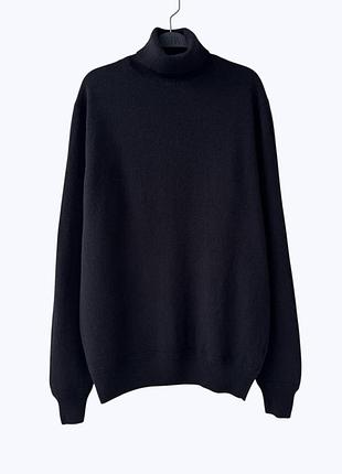 Вовняний кашеміровий светр водолазка з горловиною коміром farhi by nicole farhi шерстяной кашемировый свитер с горловиной воротником под горло кашемир