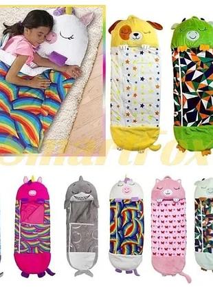 Детский спальный мешок на молнии 3 в 1 игрушка подушка спальник и встроенная подушка