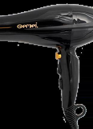 Фен gemei gm 1765 для сушки и укладки волос