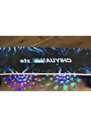 Детский скейтборд activepower xhw-185 светящиеся колеса