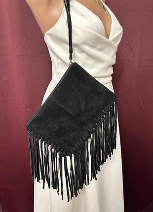 Сумочка клатч с бахромой, new look premium