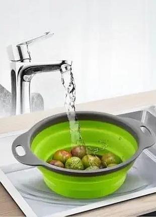 Дуршлаг трансформер силиконовый jm-607